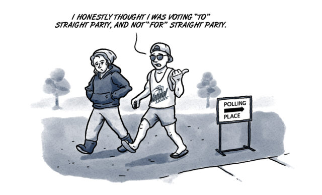 straight party voting