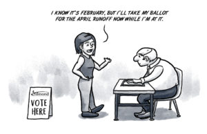 Weird local rules mean extra Edmond elections Edmond elections