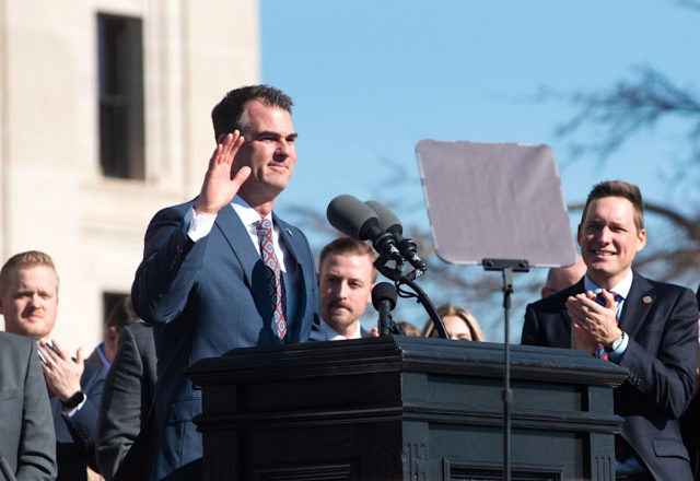 Kevin Stitt inauguration 1-9-23 Stitt starts his second term