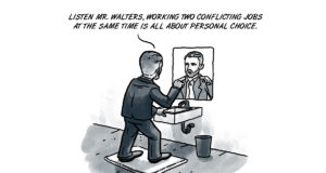 Here’s looking at you, me: The two jobs of Ryan Walters The two jobs of Ryan Walters