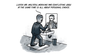 Here’s looking at you, me: The two jobs of Ryan Walters The two jobs of Ryan Walters