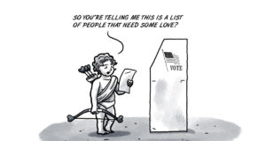 Valentine voting: For the love of democracy Valentine voting