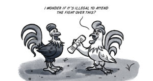 Cockfighting fight turns back time at Oklahoma Capitol cockfighting