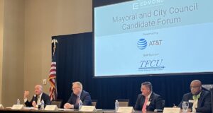 Edmond mayoral and city council candidates discuss development, transportation, nonprofits Edmond mayoral and city council