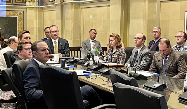 Red River Boundary Commission, Texas water pump