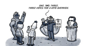 Stitt knows how to get, how to get to Override Street OETA veto, Override Street