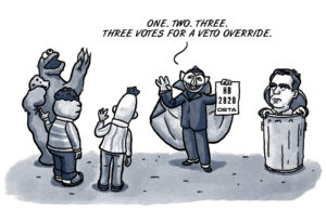 Stitt knows how to get, how to get to Override Street OETA veto, Override Street