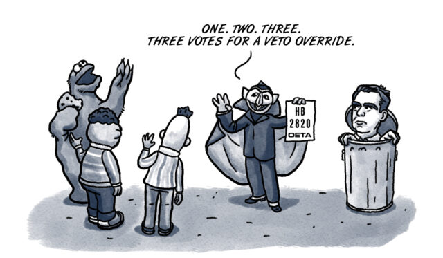 OETA veto, Override Street