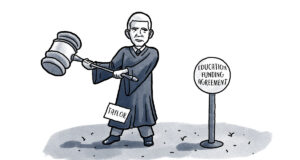 Former Justice Steven Taylor broke open a tie ballgame Steven Taylor