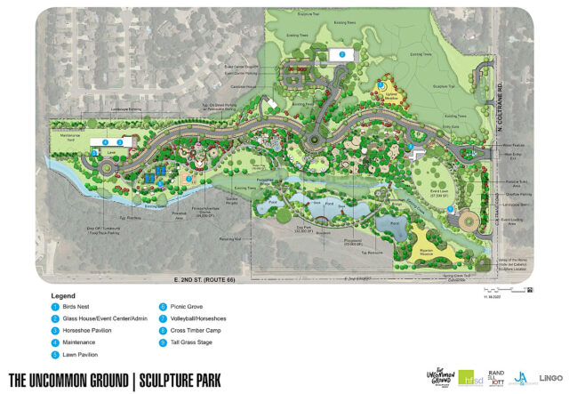 Edmond sculpture park, Uncommon Ground Sculpture Park