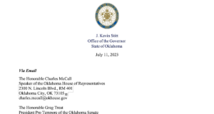 Stitt’s counsel to Legislature: Drummond lacks authority to take over gaming compact suit