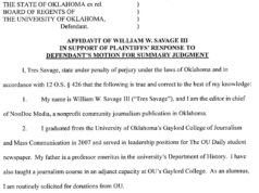‘Genuine dispute’: Where things stand in NonDoc v. OU NonDoc v. OU
