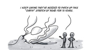 The Earth must be quite a pothole for UFOs UFOs