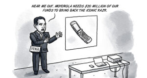 Introducing a Razr-thin margin of plausible deniability Motorola Razr