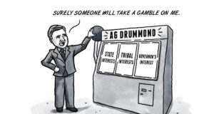 Sick of Stitt hammering the machine, Drummond seeks a spin Gentner Drummond the gambler
