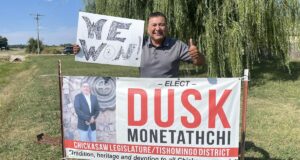 Dusk Monetathchi ousts Steven Woods from Chickasaw Nation Tribal Legislature Dusk Monetathchi