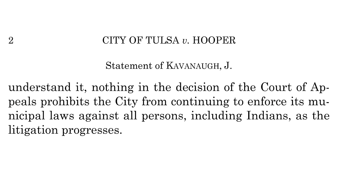 Hooper v. City of Tulsa