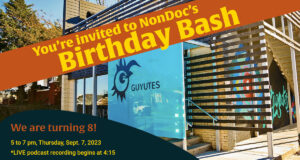 Happy hour: Salute NonDoc’s 8th birthday at Guyutes Guyutes NonDoc happy hour