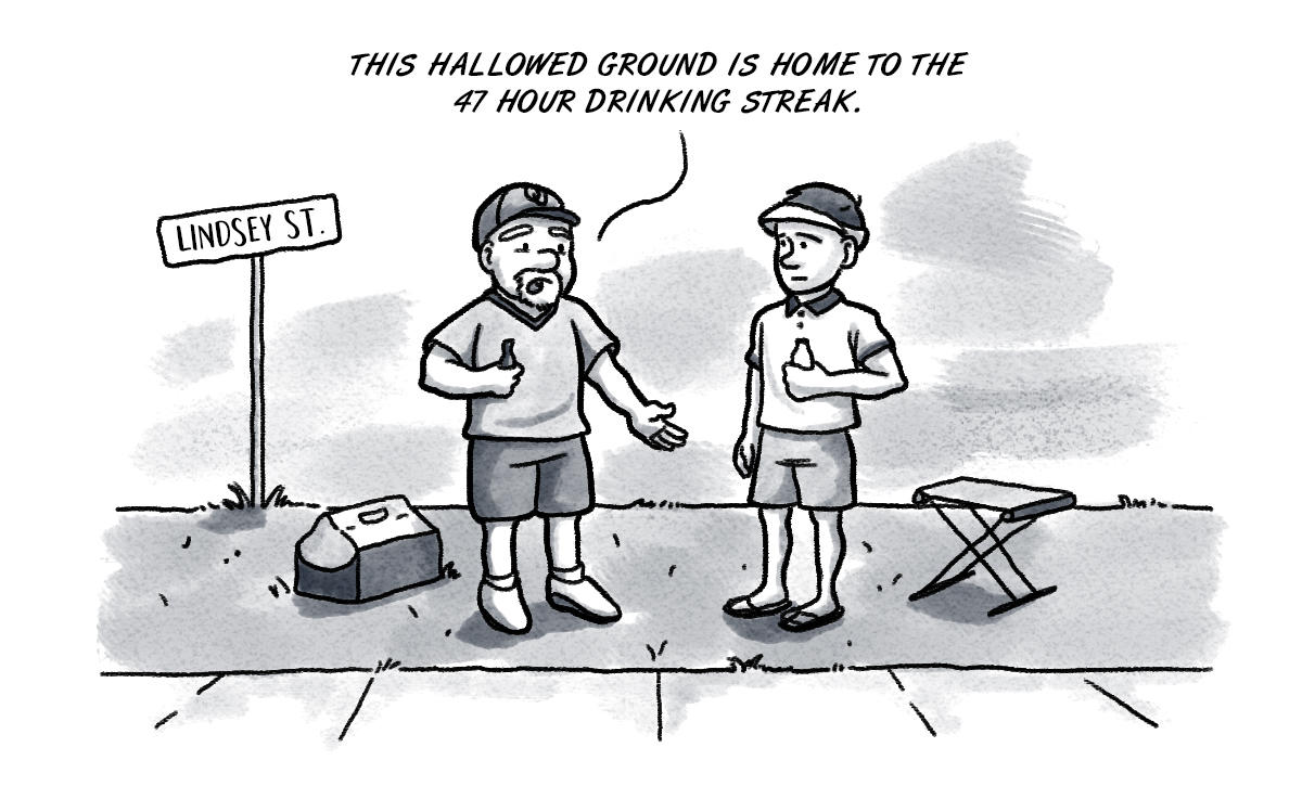 Lindsey Street tailgating