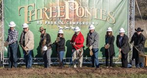 Three Ponies RV Park breaks ground as precursor to American Heartland Theme Park