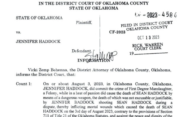Jennifer Haddock charged
