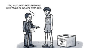 New OKC Thunder arena election may not be a layup solid defense, new arena, Chet Holmgren