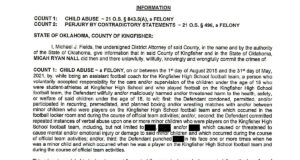 Charged with perjury and child abuse, Western Heights ‘football analyst’ Micah Nall on leave Micah Nall football coach