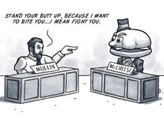 Sen. Markwayne Mullin takes his fight and bite national Markwayne Mullin bites