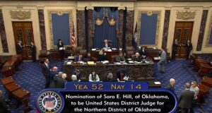 Sara Hill confirmed as federal judge for Northern District of Oklahoma Sara Hill confirmed