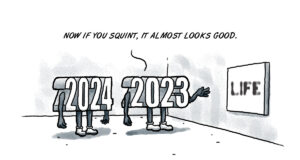 Hello, 2024: Cheers to another year of art imitating life 2024