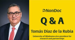 Lasers, satellites and race cars: OU’s Tomás DÃaz de la Rubia loves science Tomás DÃaz de la Rubia