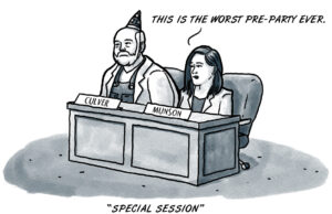 Pass the pizza rolls? Special session a lame pre-party special session pre-party