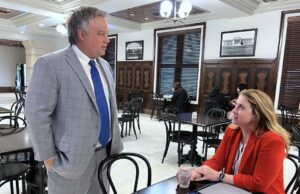 ‘Honest to God, he saved my life’: Legislative liaison Jarrett Jobe praised for quick reaction Jarrett Jobe, legislative liaison saves choking man