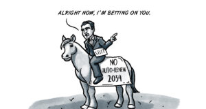 Race track ruckus: Stitt trying large wager again Stitt compacts