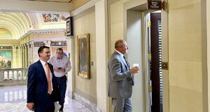 With a half-dozen bumps left on budget deal boulevard, Treat talks Stitt beef, makes Wallace laugh Treat Stitt beef, budget deal negotiations