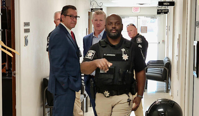 Joe White and Jeff Myers Kingfisher football case