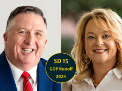 SD 15 runoff: Robert Keyes, Lisa Standridge quip about ‘suspenders’ and ‘cheap lawn chair’ in tense debate SD 15 runoff