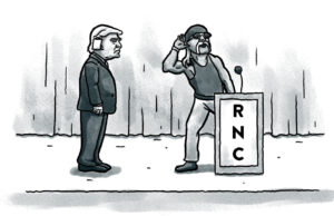 Ahead of 2024 royal rumble, Hulk Hogan enters the ring