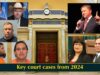 A 2024 legal recap: Updates on notable court cases 2024 legal recap