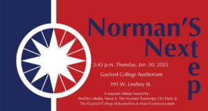 Norman’s Next Step: Mayoral debate set for Jan. 30 Norman mayoral debate