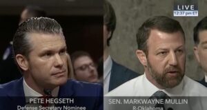 Mullin rises to defense of Hegseth during hearing