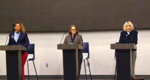 OKCPS chairperson debate: Lewis defends record as Spriggs, Barrick call for change OKCPS chairperson debate