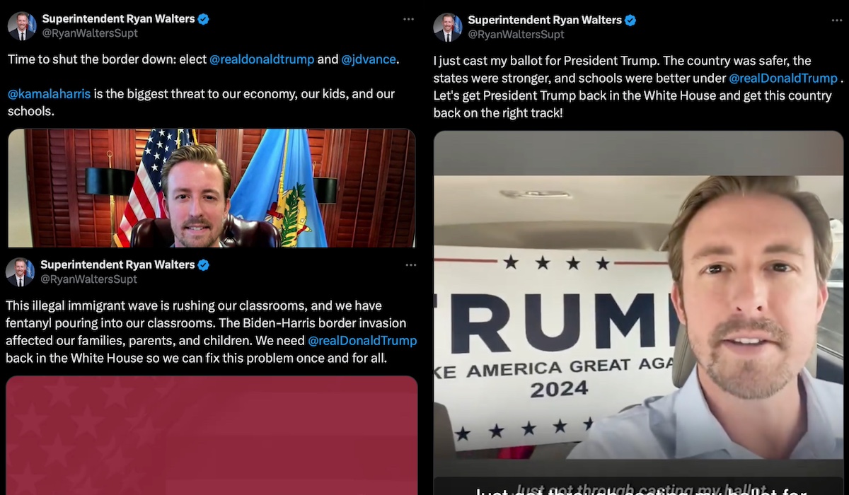 Ryan Walters ethics rules