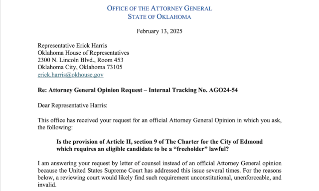 Edmond property ownership requirement