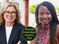 Norman Public Schools: Tori Collier challenges incumbent board president Tina Floyd Tina Floyd, Tori Collier