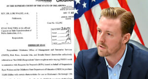 Oklahoma Supreme Court stays classroom Bible purchases pending litigation classroom bible