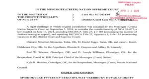 ‘Void and unenforceable:’ Muscogee Supreme Court declares special judge law unconstitutional special judge law unconstitutional