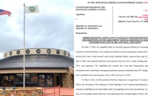 Muscogee high court reschedules Freedmen oral arguments, quietly responds to hack Freedmen oral arguments