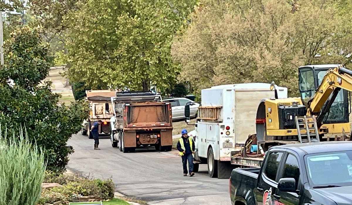okc water line breaks