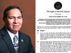 Hill order means Freedmen unlikely to vote in 2025 Muscogee Nation elections Muscogee Freedmen executive order